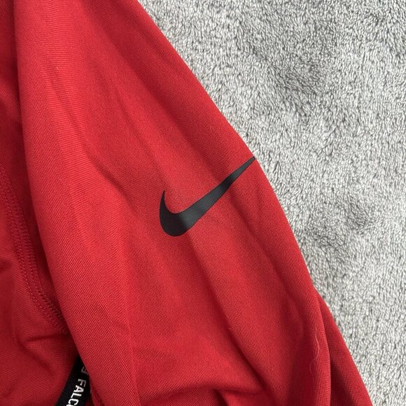 Nike Sweatshirt Womens Large Atlanta Falcons NFL 1/4 Zip Core Pullover Sweater - Picture 8 of 12